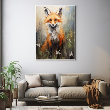 Fox Painting on Canvas